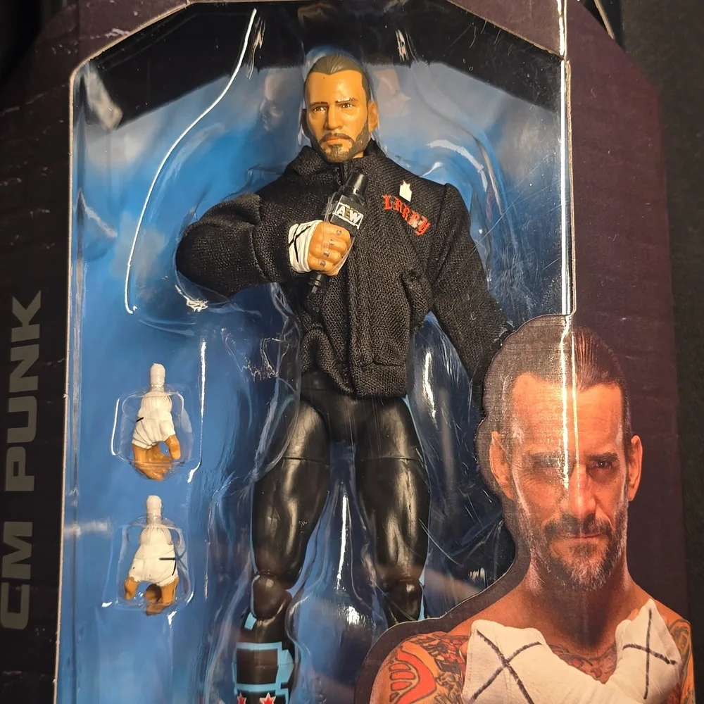 AEW CM Punk Action Figure Unmatched Collection - Picture 3 of 4